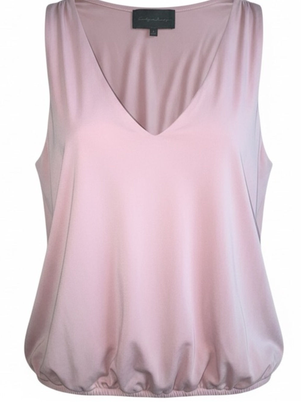 Anthropologie Sunday In Brooklyn Pink V Neck Twist  Tank Top Sleeveless Sz L
